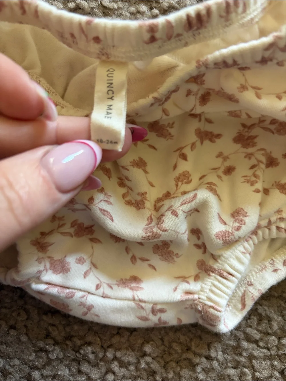 B62 Quincy Mae Floral Bloom Cotton Bloomers